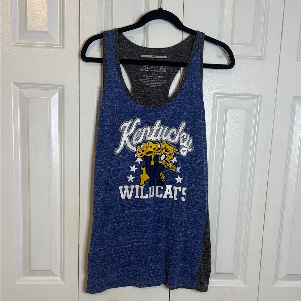 Pressbox Blue Kentucky Wildcats Tank Top